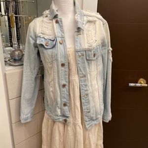 Thread & Supply Distressed Denim Jacket